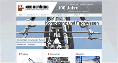 Desktop Screenshot of kronenberg-leichlingen.de
